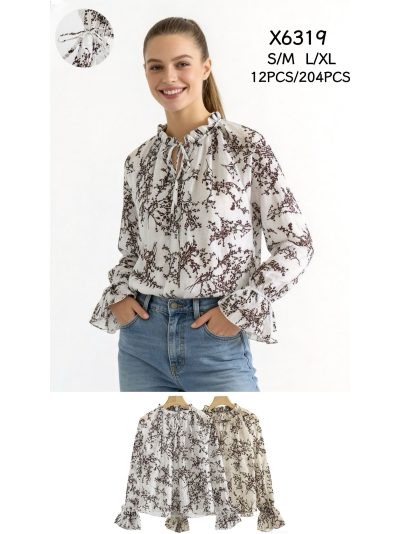 Blusa botánica con lazada 2