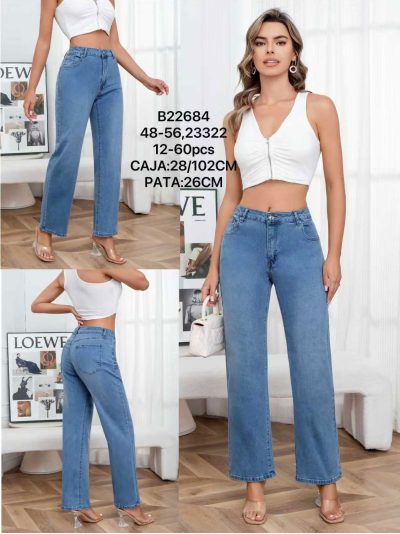 Jeans rectos talla grande 2