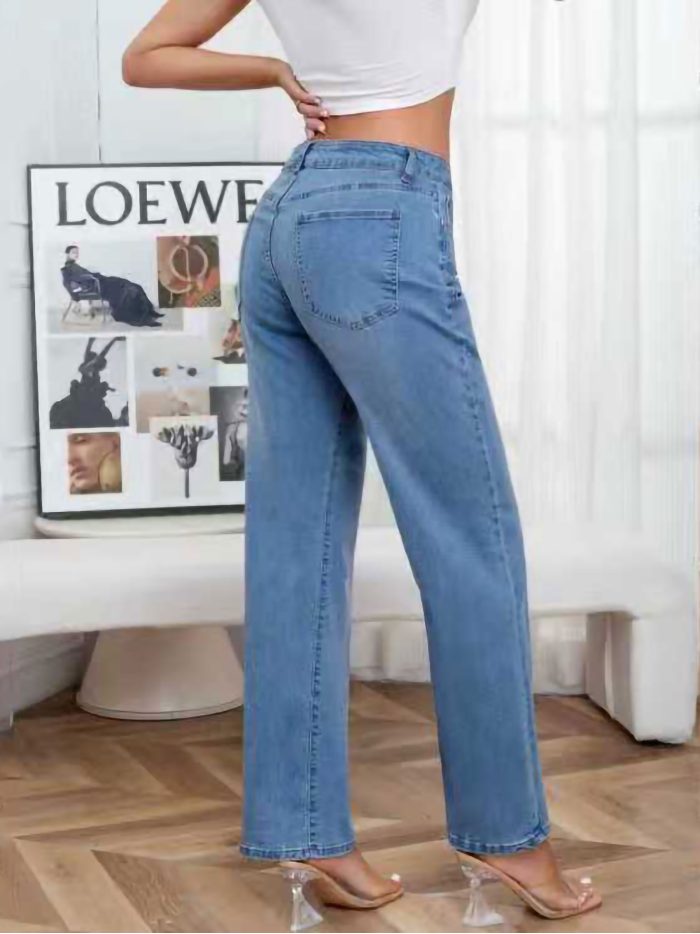 Jeans rectos talla grande