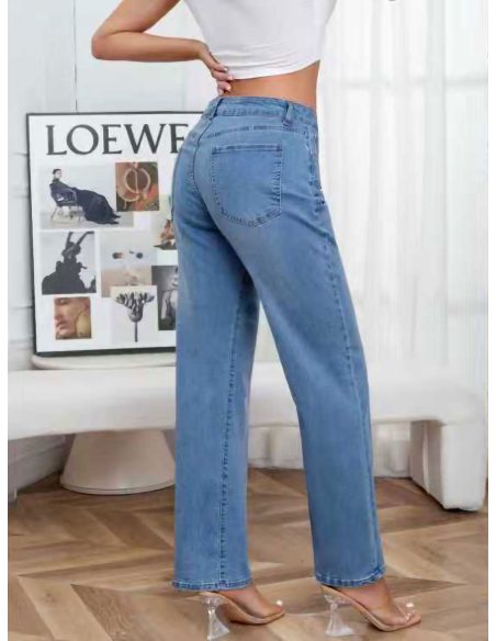 Jeans rectos talla grande