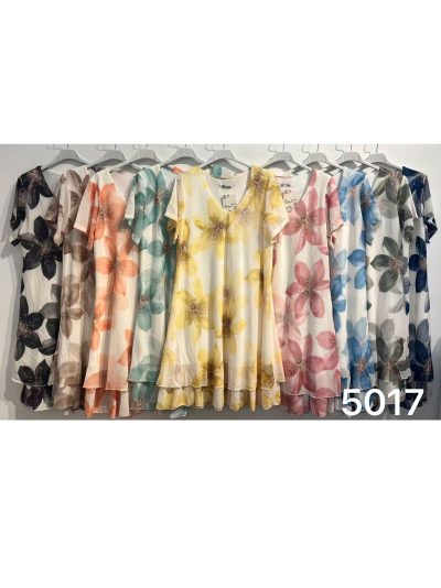 Vestido floral gasa 2