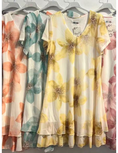 Vestido floral gasa