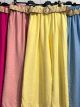 Pantalón palazzo liso con cinturón