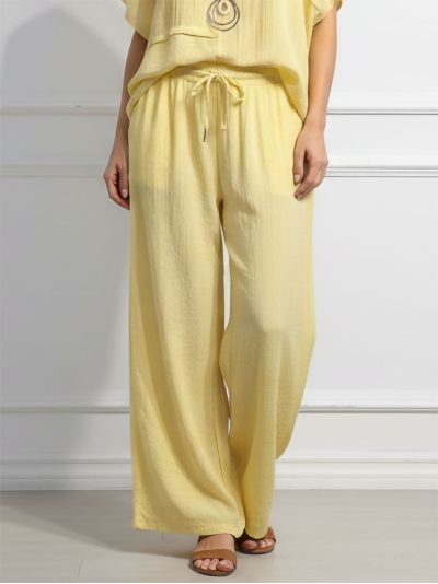 Pantalón fluido con cordón