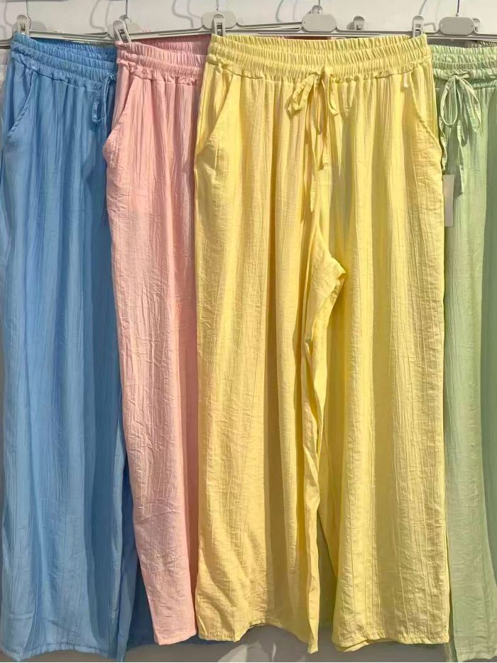 Weite Hose mit Kordelzug