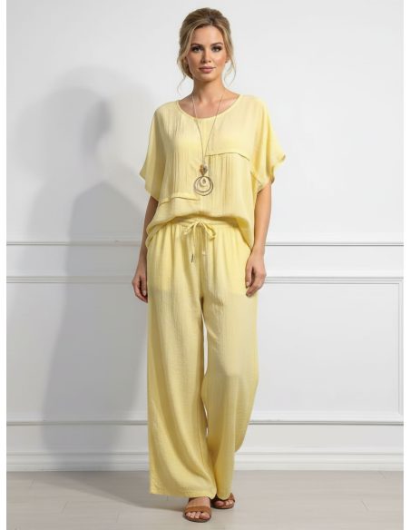 Blusa oversize collar