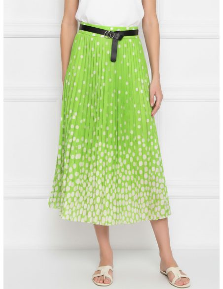 Gepunkteter Faltenrock