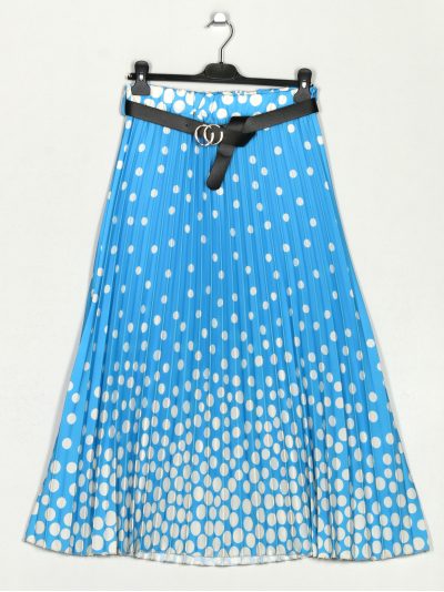 Falda plisada lunares 2