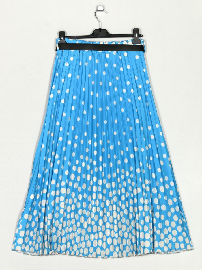 Gepunkteter Faltenrock