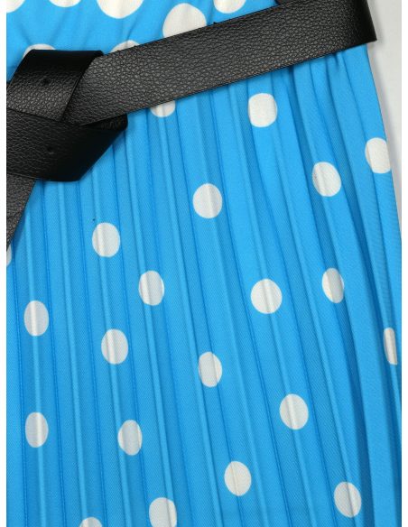 Gepunkteter Faltenrock