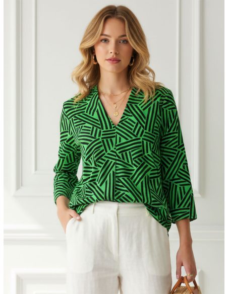 Blusa lycra estampada