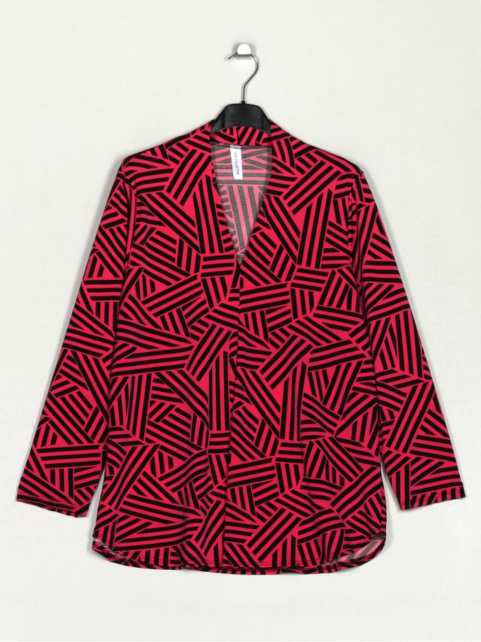 Flowing printed blouse