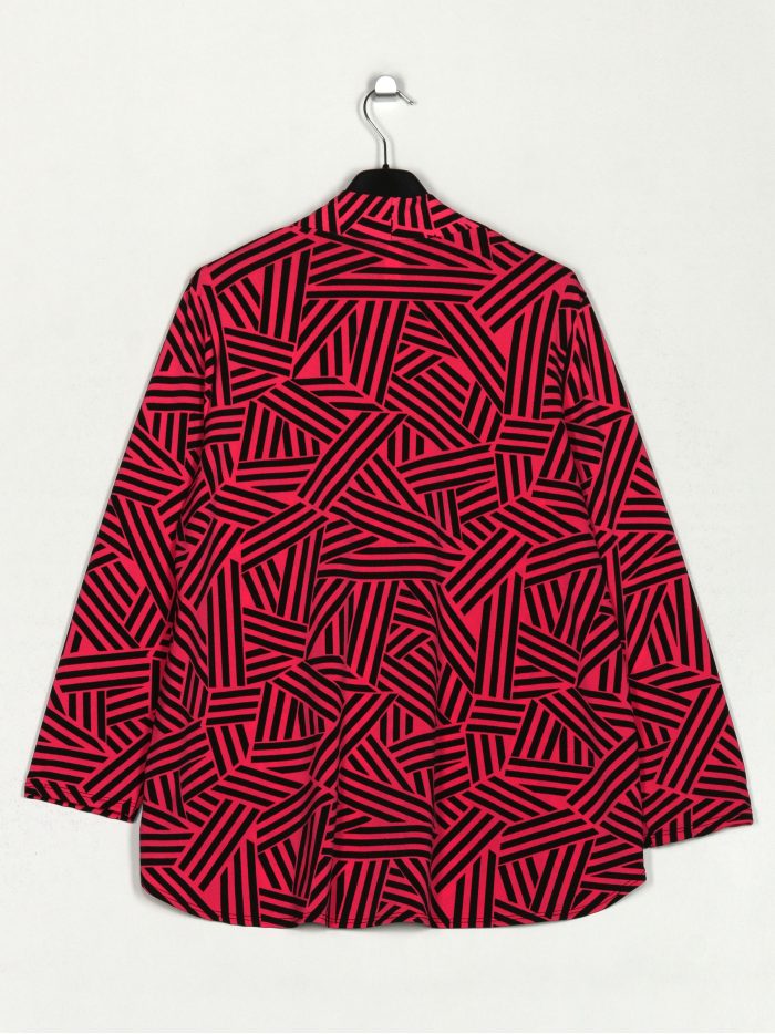 Flowing printed blouse