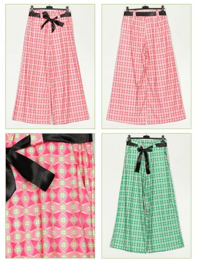 Pantalón palazzo estampado 2