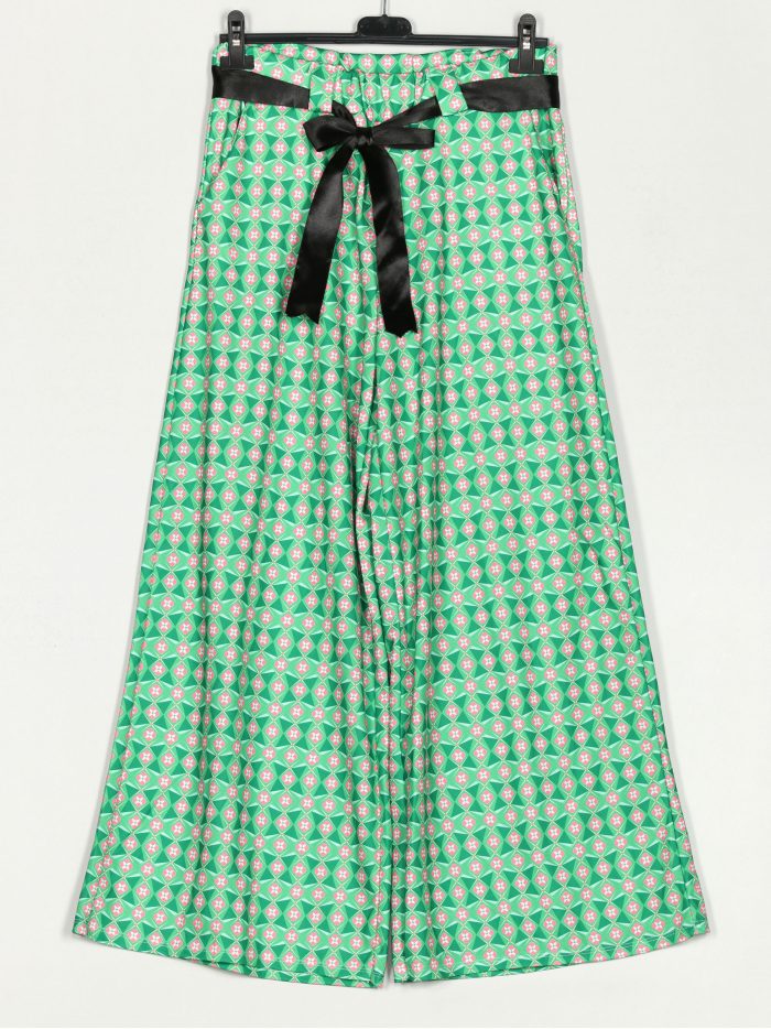 Bedruckte Palazzo-Hosen