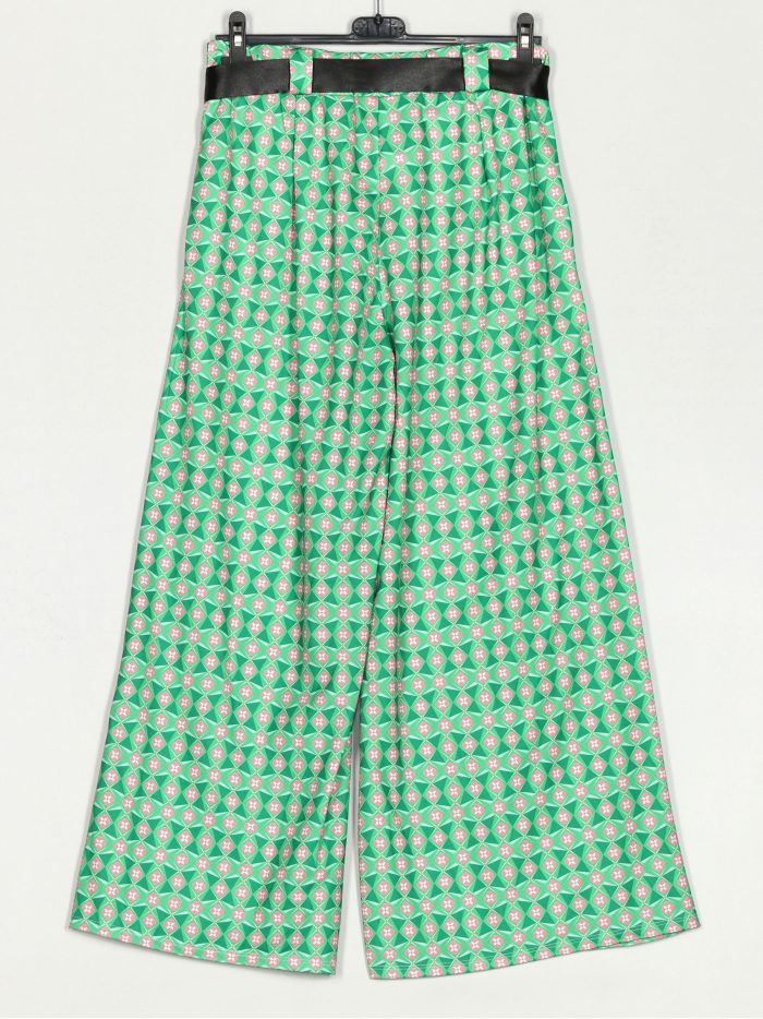 Bedruckte Palazzo-Hosen