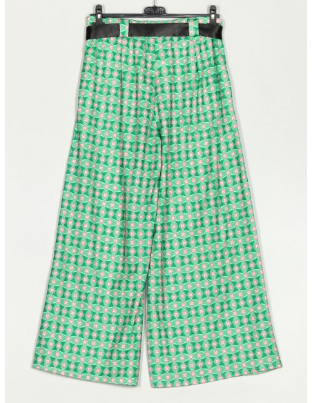 Bedruckte Palazzo-Hosen