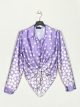 Camisa satinada lunares