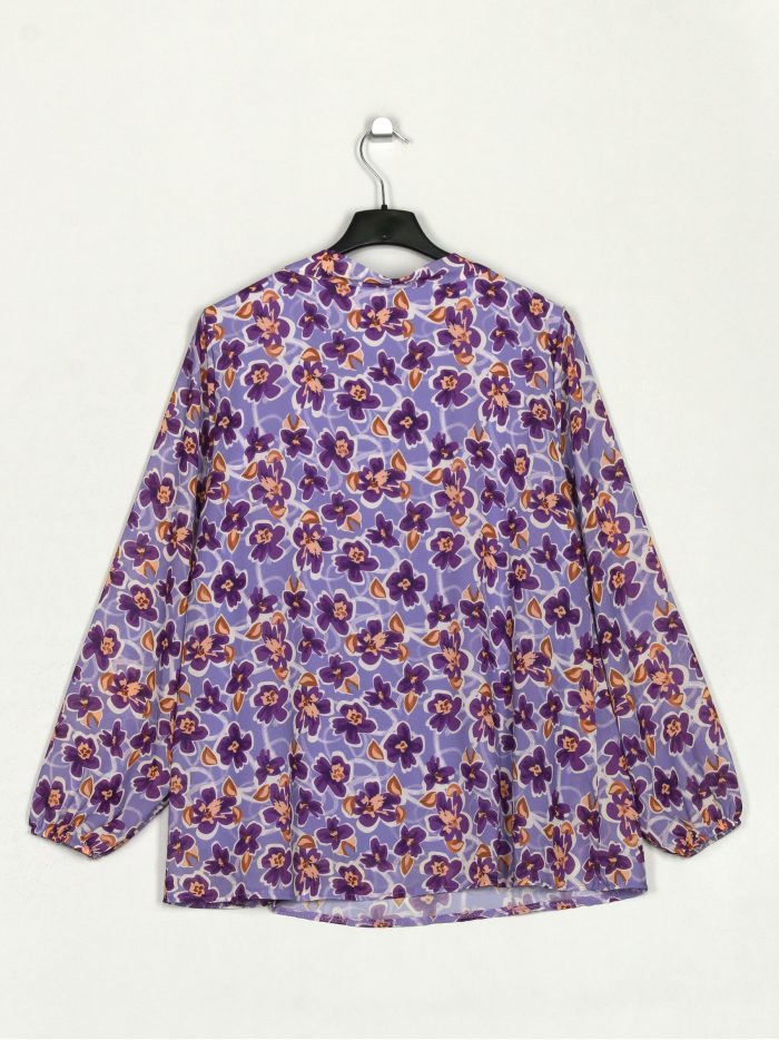 Blusa florecitas gasa