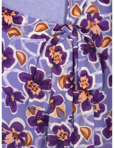 Blusa florecitas gasa