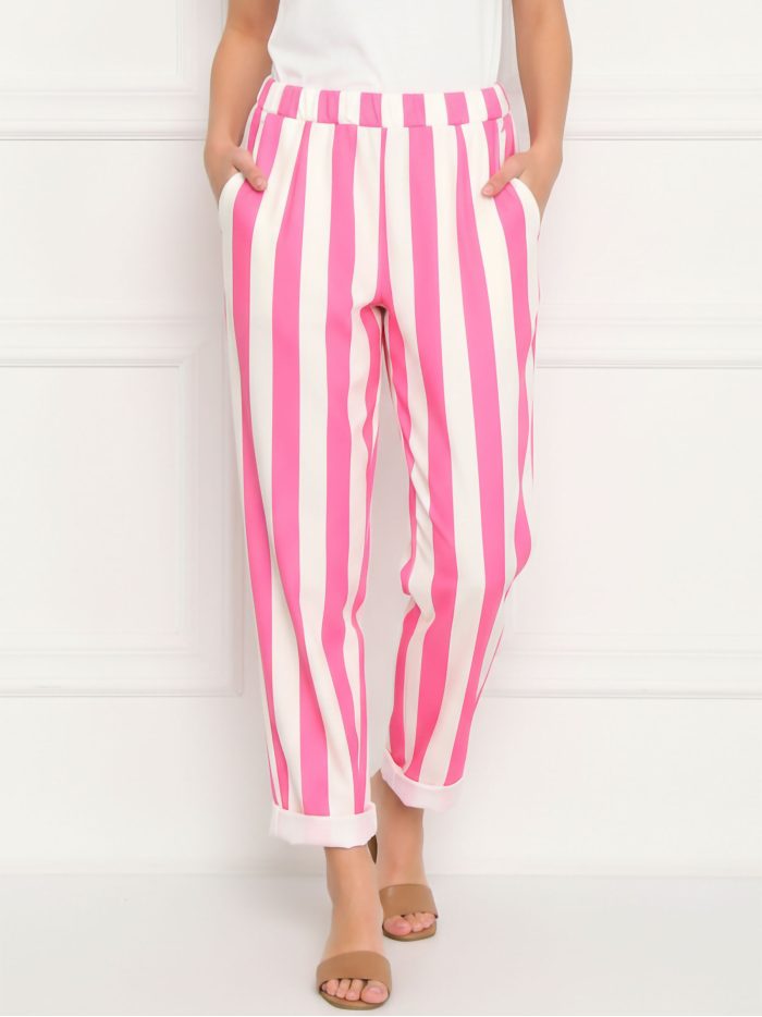 Pantalón rayas tiro alto