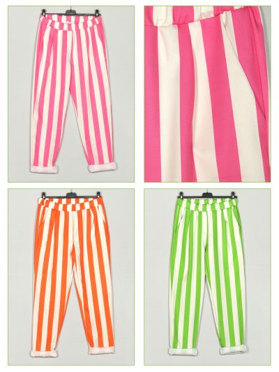 Pantalón rayas tiro alto 2