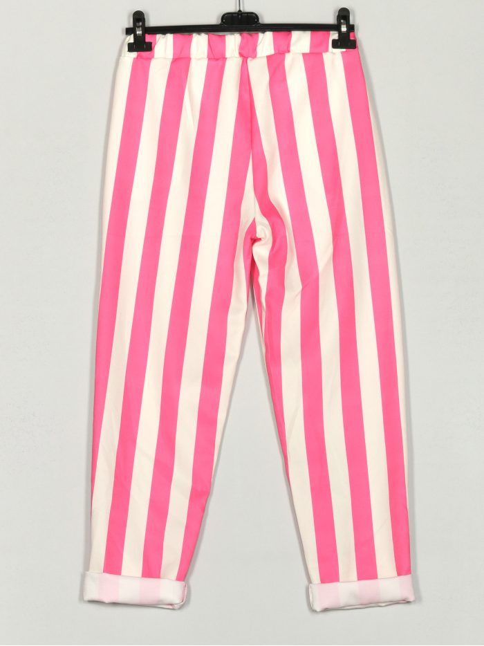 Pantalón rayas tiro alto