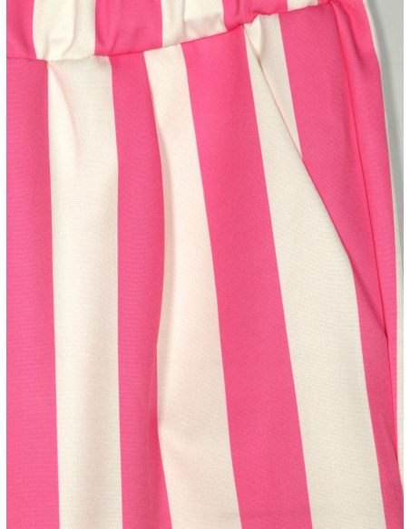 Pantalón rayas tiro alto