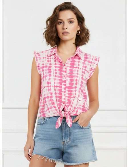 Camicia annodata tie-dye