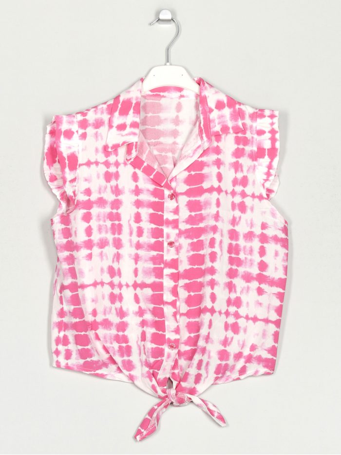 Camicia annodata tie-dye