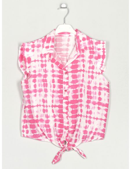 Camicia annodata tie-dye