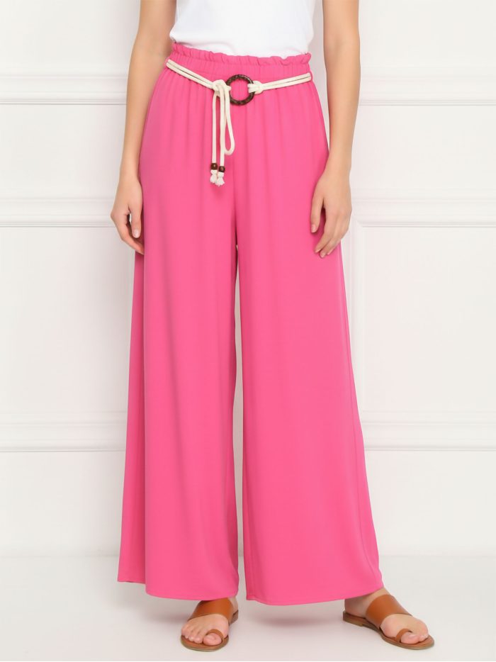 Palazzo-Hose mit Gürtel