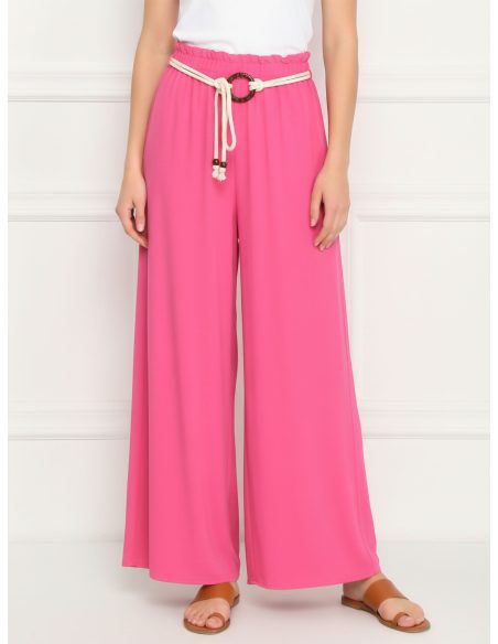 Palazzo-Hose mit Gürtel
