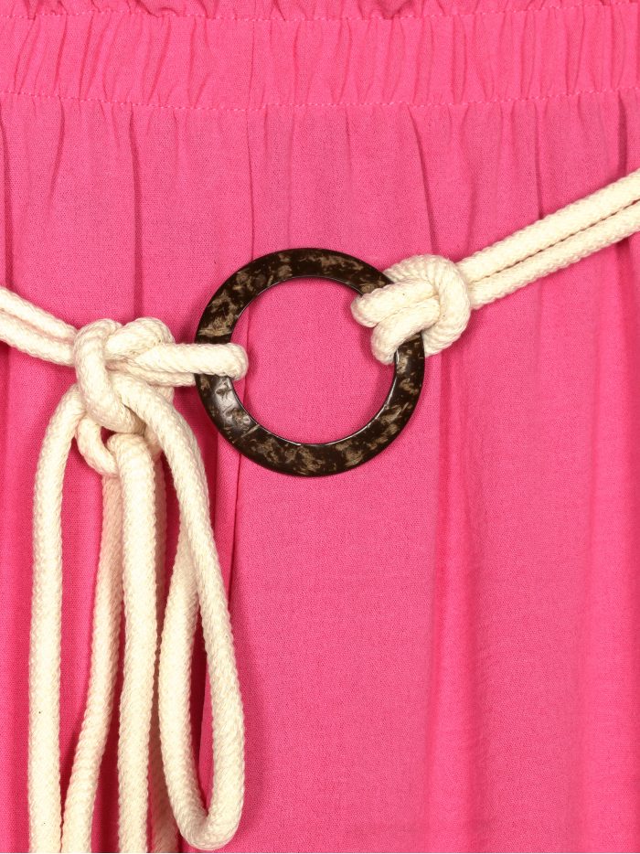 Palazzo-Hose mit Gürtel