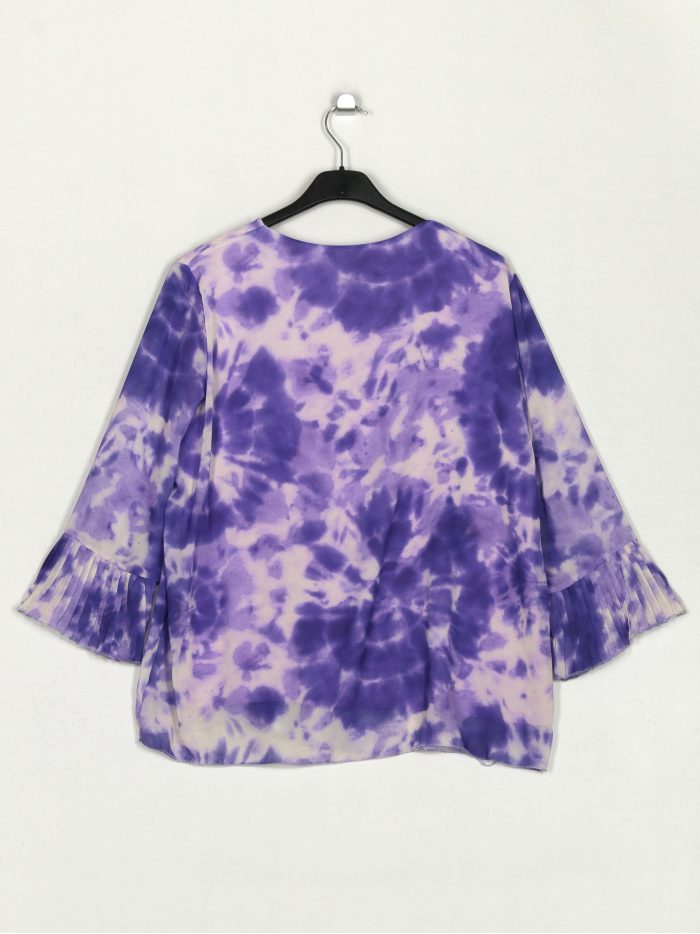 Chiffonbluse mit Batikmuster