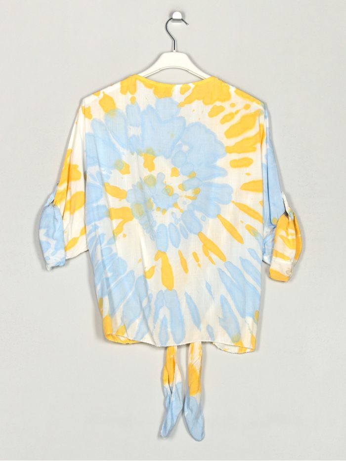 Blusa amplia tie-dye