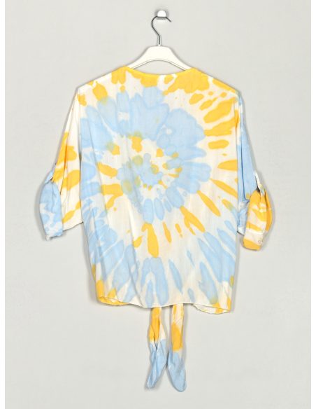 Blusa amplia tie-dye