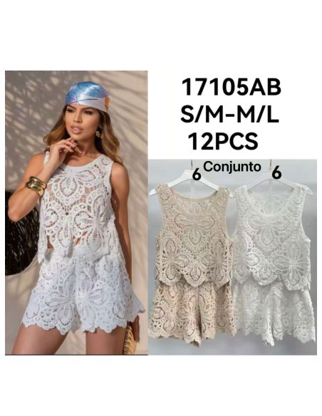 Häkeltop und Shorts-Set