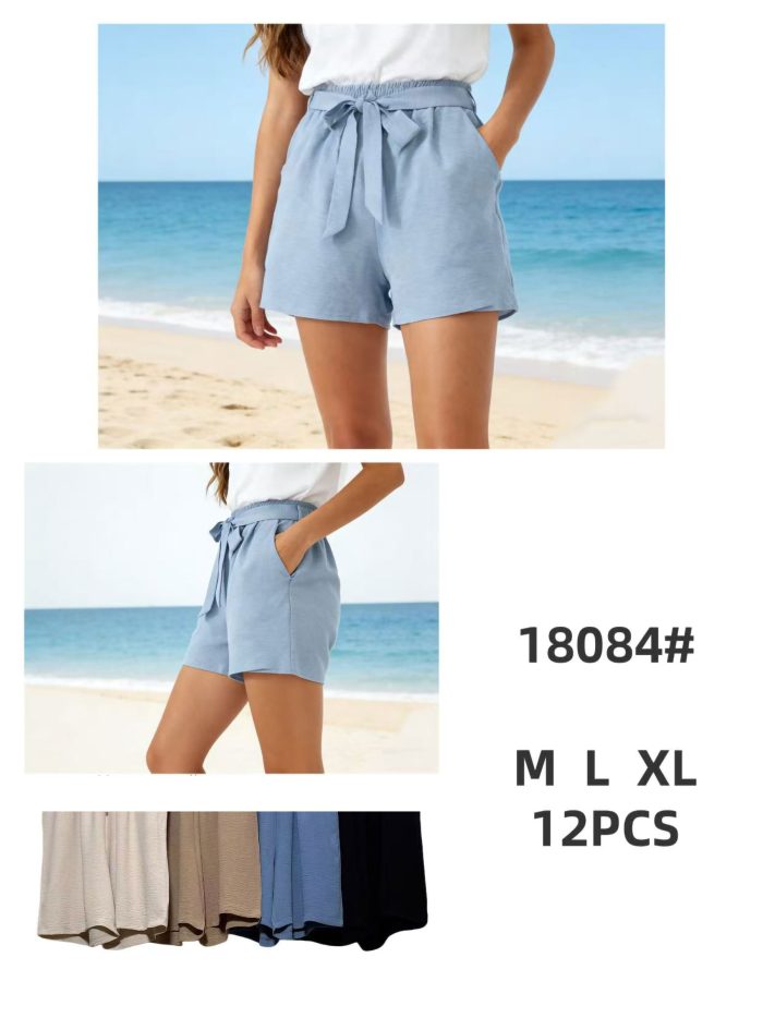 Pantaloncini fluidi con laccetto e tasche