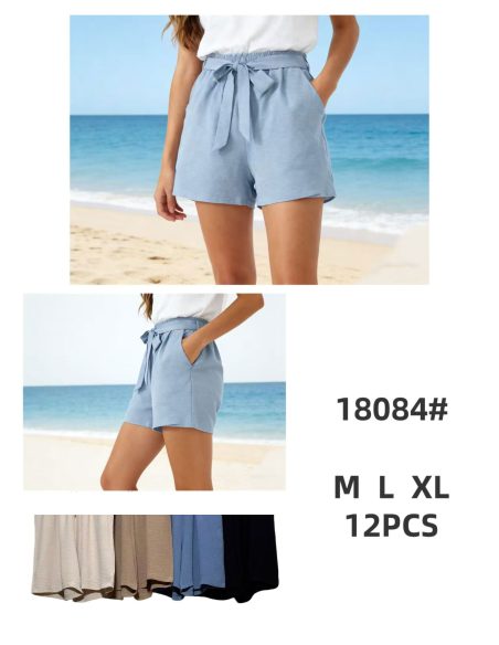 Pantaloncini fluidi con laccetto e tasche