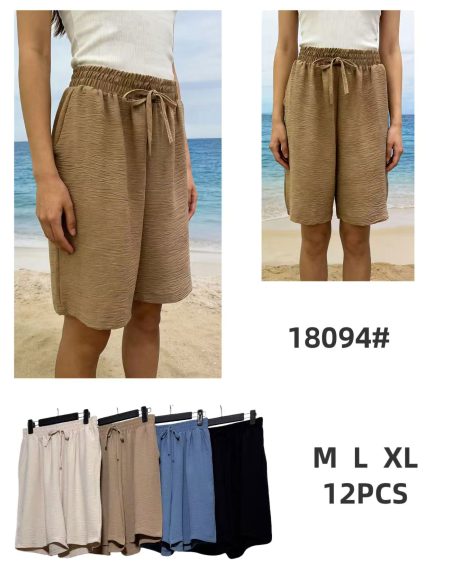 Fließende Bermuda-Shorts mit Kordelzug