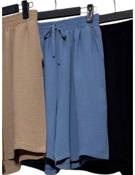 Fließende Bermuda-Shorts mit Kordelzug