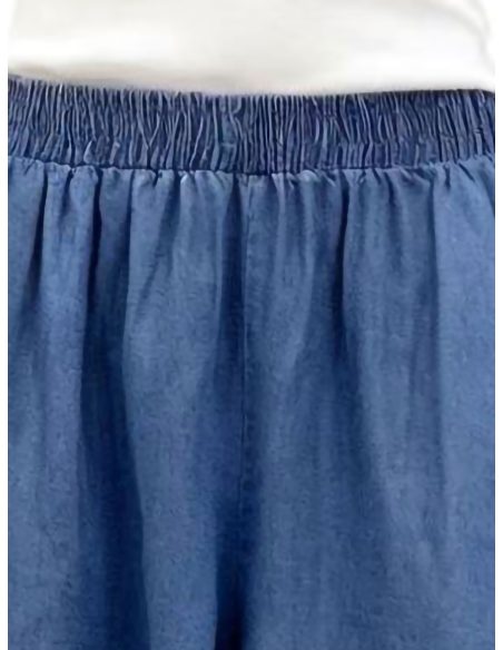 Pantaloncini di jeans lavati