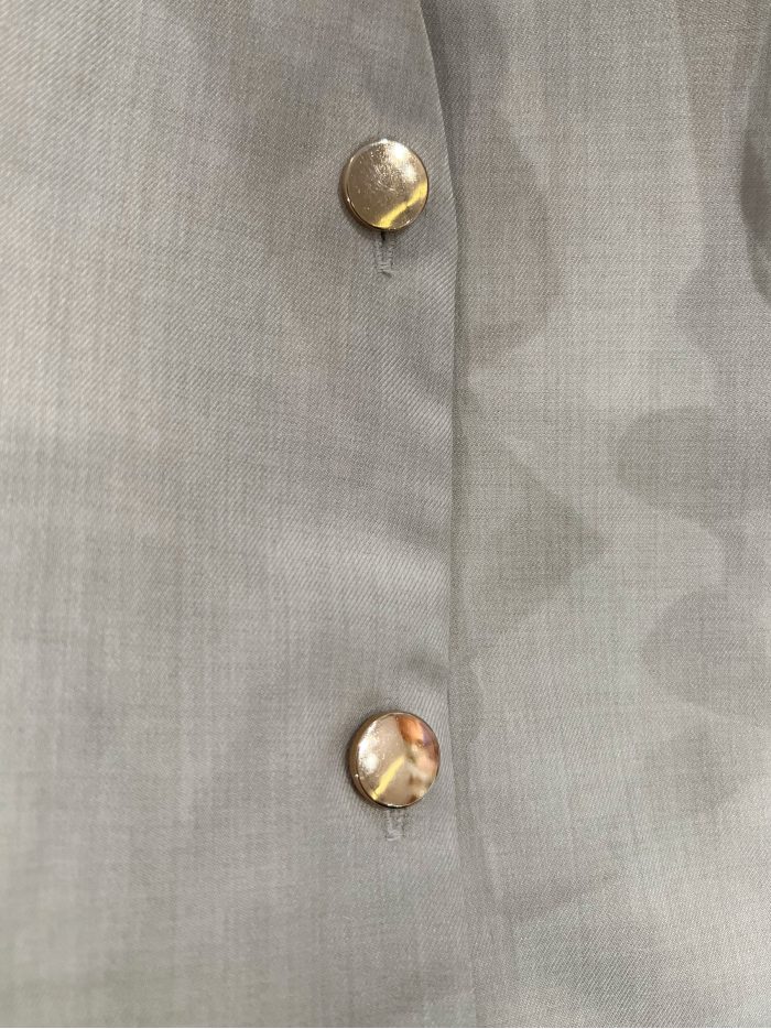 Conjunto de chaleco y short festoneado