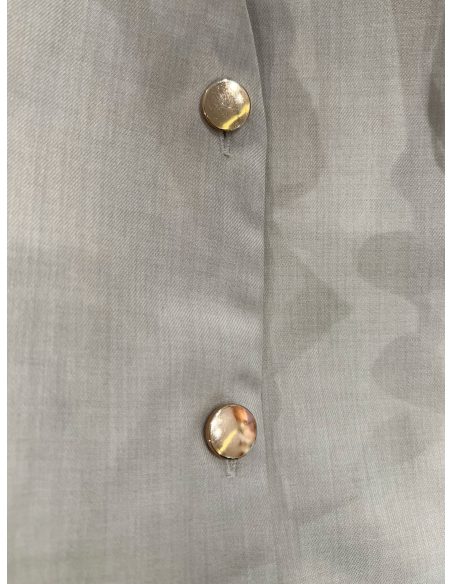 Conjunto de chaleco y short festoneado