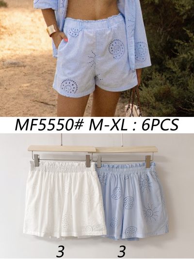 Short bordado calado estilo ibicenco 2