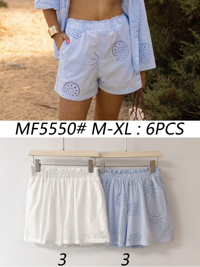 Kurzer bestickter, durchbrochener Ibiza-Stil