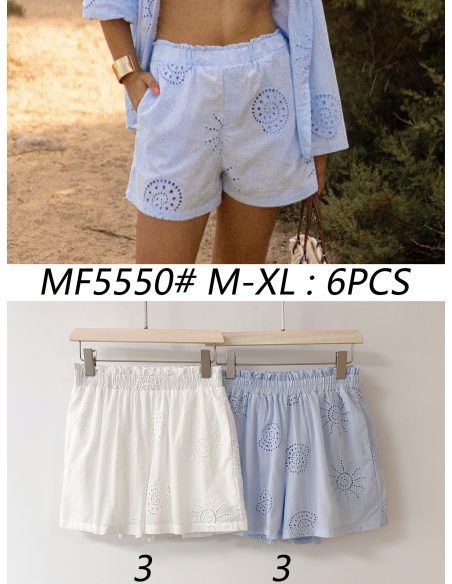 Kurzer bestickter, durchbrochener Ibiza-Stil