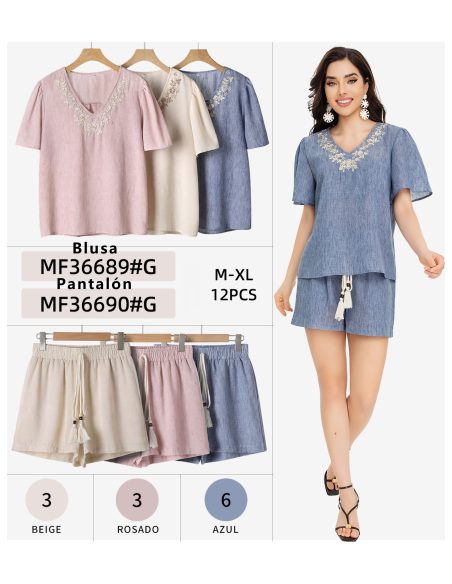 Fließende Shorts mit Kordelzug und Quasten