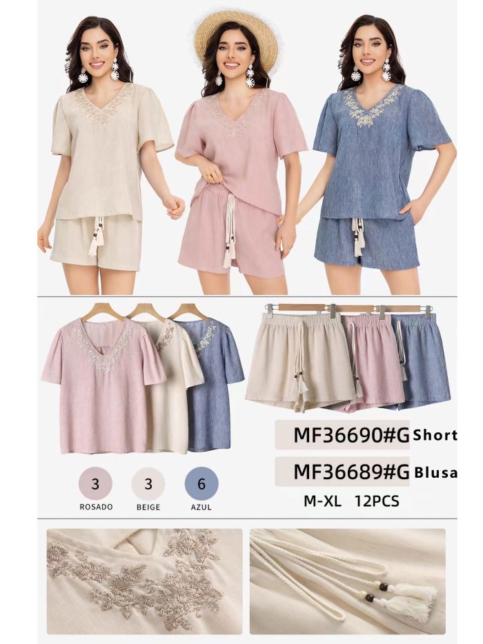 Fließende Shorts mit Kordelzug und Quasten